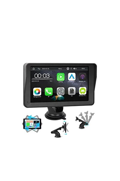 AUTONAV Navigație Portabilă Carplay/Android Auto, Ecran 7 " Full-Touch, Airpl...