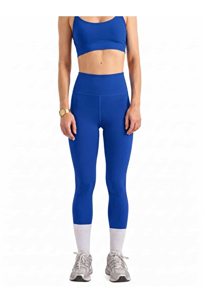 Coredra Women's Long Leggings - Electric Blue - C901