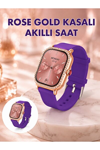 Genel Markalar Alarm Takvim ve Hesap Makinesi Özellikli Akıllı Saat