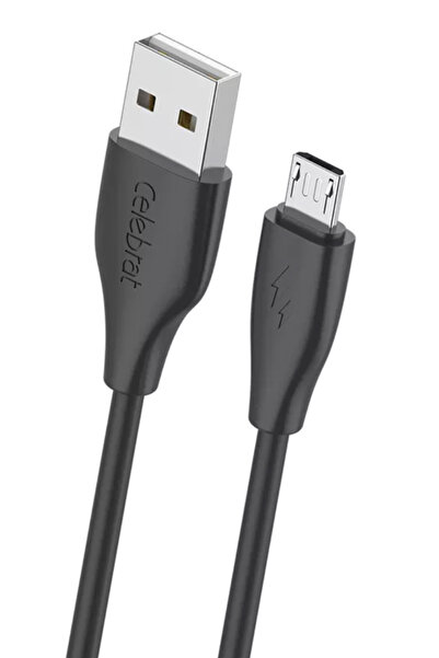 Celebrat καλώδιο micro USB σε USB CB-31, 15W, 480Mbps, 1m, μαύρο