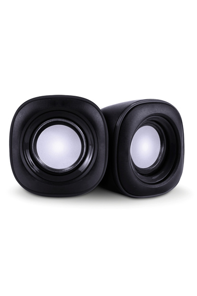 POWERTECH ηχεία Essential sound PT-844, 2x 3W, 3.5mm, μαύρα