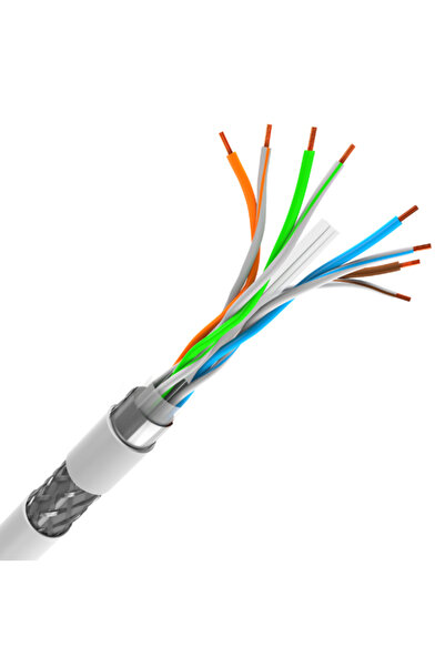 POWERTECH καλώδιο δικτύου CAB-N298, Cat 6 S/FTP, CCA, 24AWG, 305m, γκρι