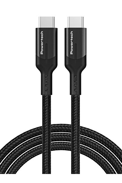 POWERTECH καλώδιο USB-C PTR-0140, PD 240W 5A, copper, 1m, μαύρο