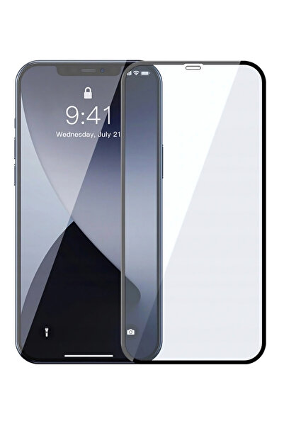 POWERTECH Σκληρυμένο Γυαλί 5D, πλήρης επικόλληση, iPhone 12 Pro Max, μαύρο