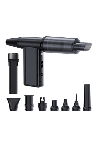 KINZIR 2 σε 1 σκουπάκι χειρός & air duster AD51, 180W, 4000mAh, μαύρο