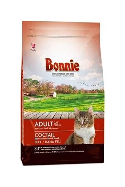 Bonnie Coctail Dana Etli Yetişkin Kedi Maması 500 gr