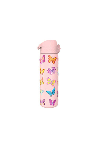 Ion8 Sticla 600ml, inox, capac practic, fara scurgeri, cu manere pentru trans...