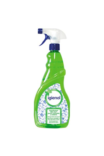 OEM Igienol, Solutie spray dezinfectanta, suprafete multiple, Mar Verde, 750 ml