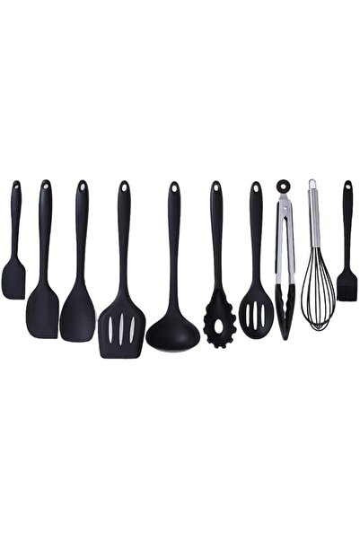 The Bros 10Pcs/set Baking Cookware Set Silicone Cooking Gadgets Spatula Spoon...