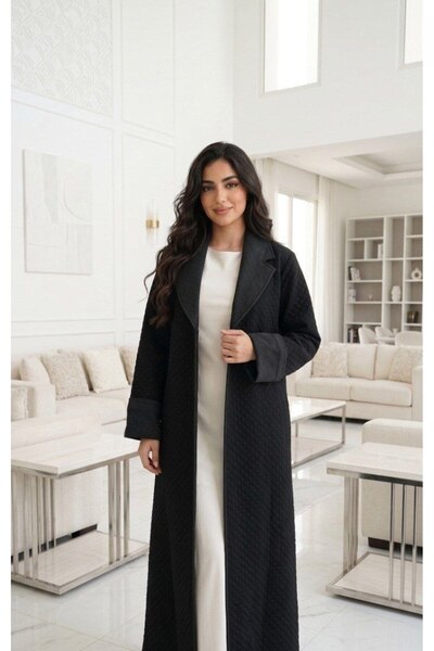 alqarat "Musayab" Luxury Unquilted Winter Bisht