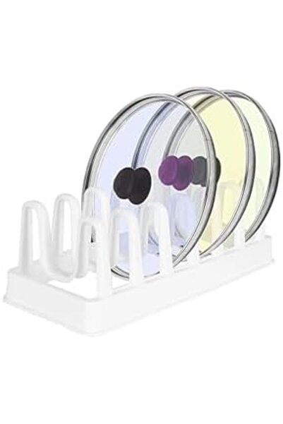 Yıldızan Nht Shop Plastic 6-Compartment Pot Lid and Plate Organizer, In-Cabin...