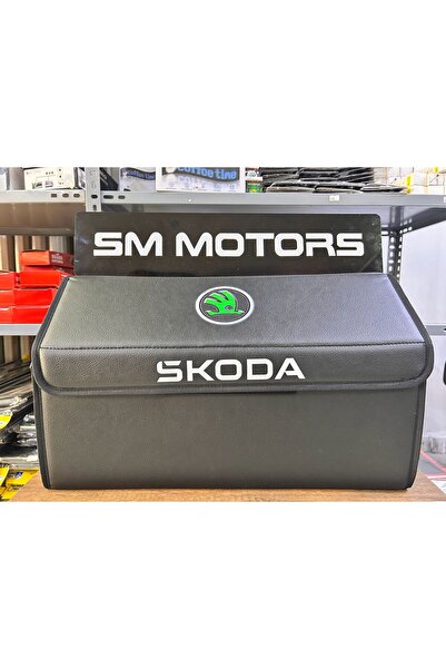 Sm Motors SKODA SUNİ DERİ BAGAJ ORGANİZER