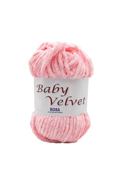 ROSA Pachet fir tricotat catifelat Baby Velvet 88, 5 bobine, micropoliester 1...