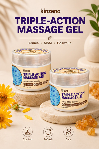 Kinzeno Triple Action Massage Gel Hareket Konforunu Destekleyen Rahatlatıcı M...