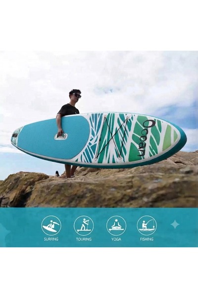Funwater OCEAN ŞİŞME SUP BOARD BENEKSIZ/STAND UP PADDLE BOARD 330x83x15 CM 1 ...
