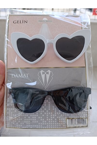 UAStudio Wedding Henna Party Glasses Duo White Black