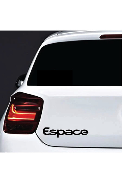 Amo-Stickers Стикер за кола Renault Espace 30см Сребърен