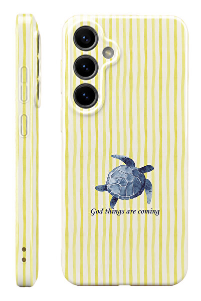 WANNA PROTECT Samsung S24 FE Turtle Protect Slim Parlak Tam Kaplayan Baskı Ka...