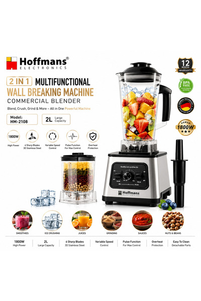 hey Blender Hoffmans – 2 în 1, 2.5L, 1800W