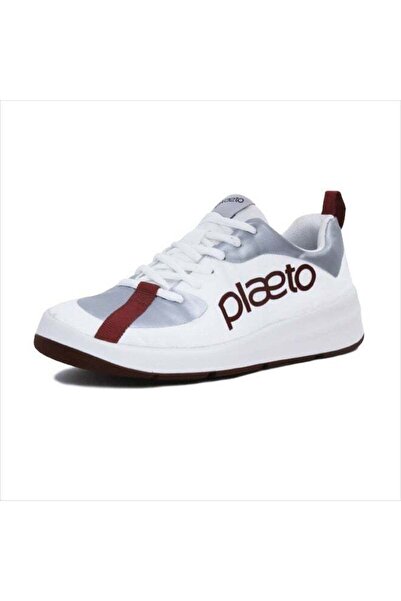 PLAETO Drift Sport Shoes - Multiplay - Non-Marking - White/Red - Unisex