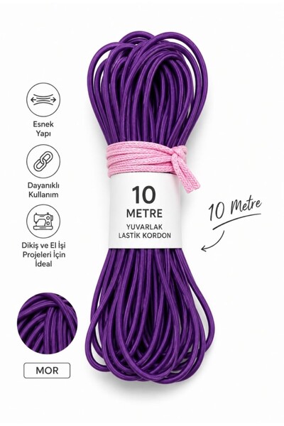 RuzgarHome Round Elastic Band Any Color Buckle/Frost/Hat/Dress Various Uses 1...