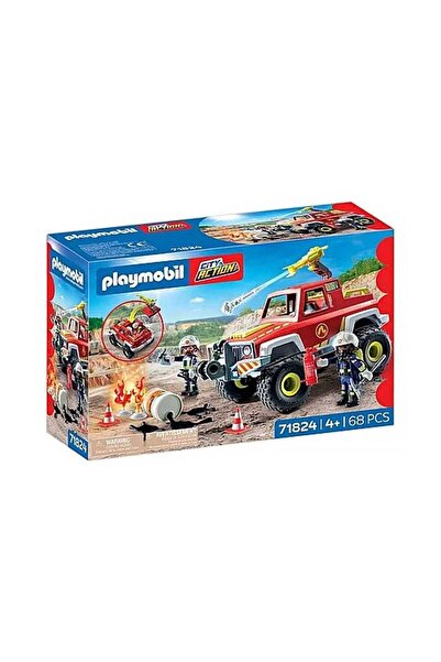 Playmobil Firefighting Truck 71824