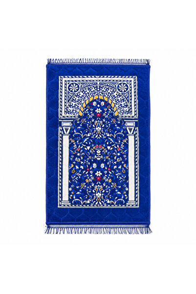 Bleco سجادة الصلاة سميكة وناعمة، بتصميم قابل للطي. إنها مثالية للاستخدام أثنا...