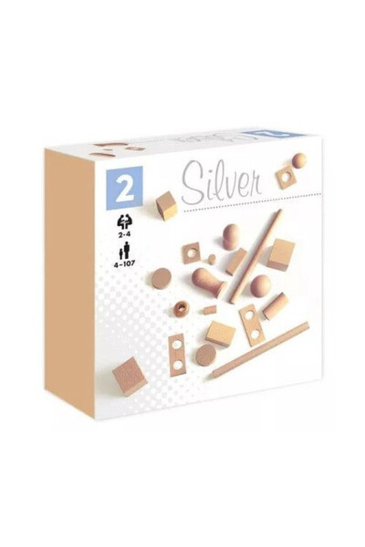Silver Joc de memorie senzorială 2, Argintiu, 28720