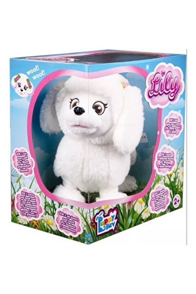 TM TOYS Caine de plus interactiv, TM Toys, Lily, Alb