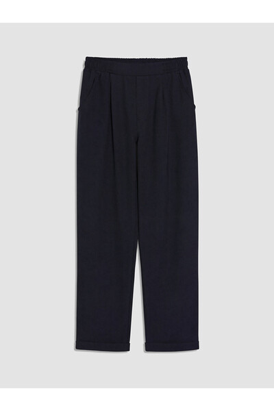 LC Waikiki Navy Blue Loose Fit Girls' Trousers