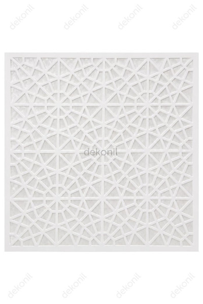 Dekonil Rumi PVC Asma Tavan Kaplama Paneli 60*60 cm - Beyaz - 15 Adet (5,4m2)