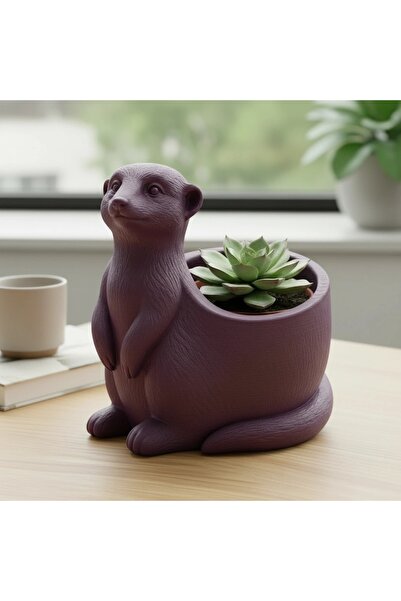 OEM Ghiveci Decorativ Suport Plante Design Suricata Imprimat 3D