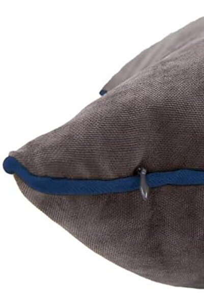 Yıldızan 3K_Store Color Options Navy Blue Ribbed Gray Throw Pillow Cover Deco...