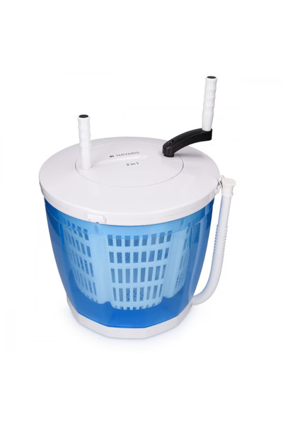 Navaris Mini mașină de spălat cu uscător pentru camping, 2 kg, 48623.01