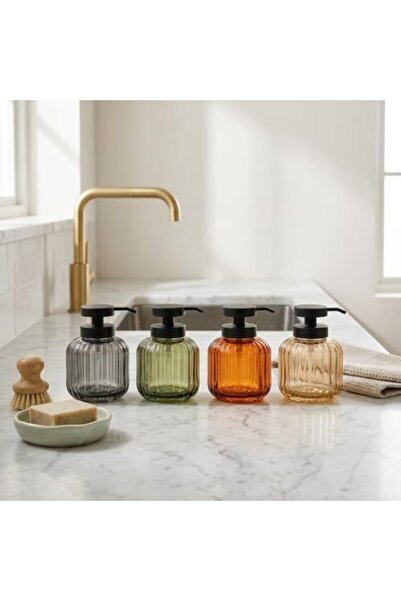 Yıldızan Pazaralanı Store 1 Piece 500 ml Glass Liquid Soap Dispenser - Stylis...