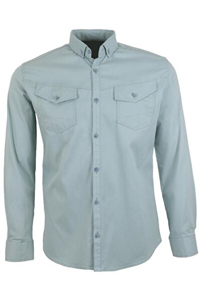 Modarar Men's Shirt Double Pocket Cotton Armor Fabric Rar01429