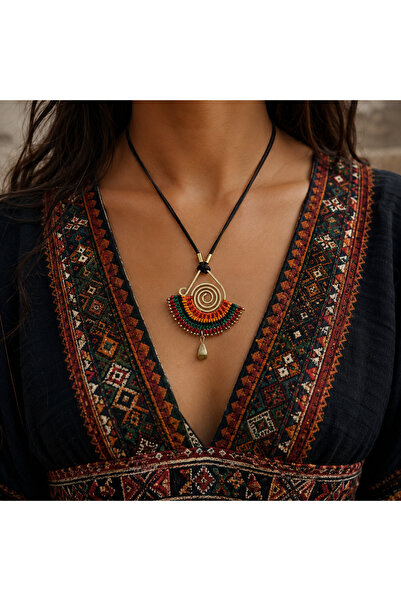 HER ŞEY NOTA www.herseynota.com Aurekha Bohemian Spiral Woven Handmade Rope N...