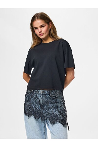 PIECES T-Shirt PCMAVE SPITZEN