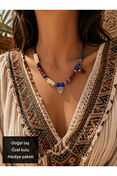 HER ŞEY NOTA www.herseynota.com Bohemian Selene Marisol Beaded Women's Necklace