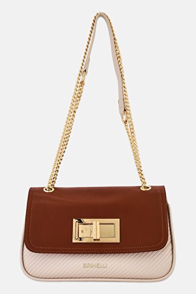 BRINELLI Women Brand Logo Shoulder Bag, Multicolor