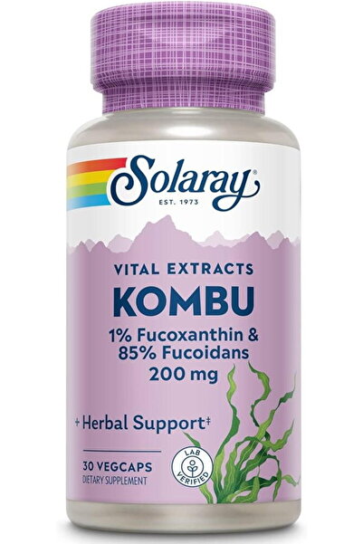Solaray Fucoxanthin (Kombu Extract) 30cps Secom,