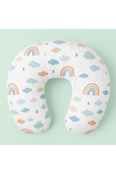 Empressco Double-Sided Breastfeeding and Baby Support Pillow, Cotton Fabric, ...