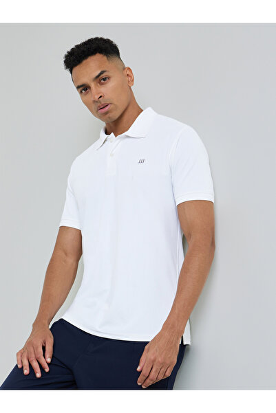 Styli Men Regular Fit Polo with Rib Collar