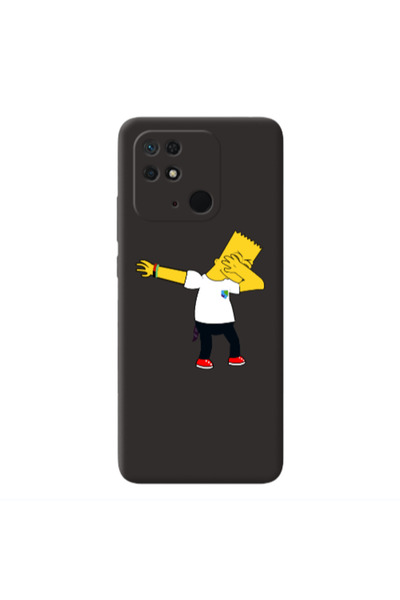 Other Xiaomi Redmi 10C Simpsons2 Black Colored Silicone TPU Θήκη