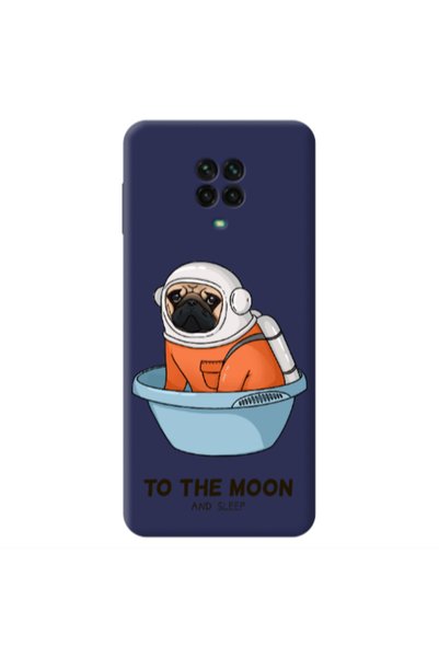 Other Xiaomi Redmi Note 9 Pro To the moon Dark blue Colored Silicone TPU Θήκη