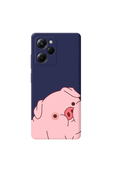 Other Xiaomi Poco X5 Pro Piggy 1 Dark blue Colored Silicone TPU Θήκη
