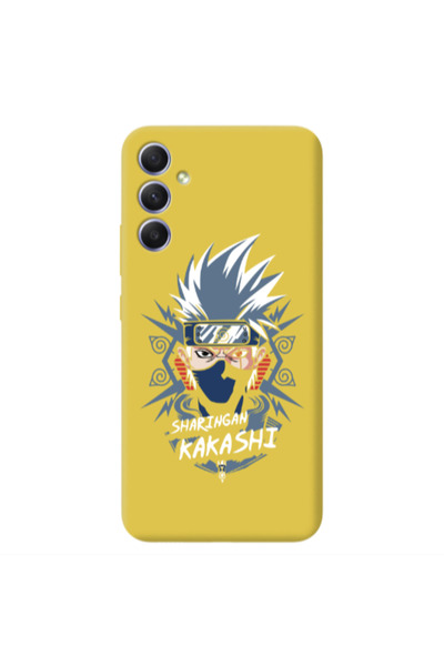Other Samsung A15 5G Anime Mangoo Yellow Colored Silicone TPU Θήκη