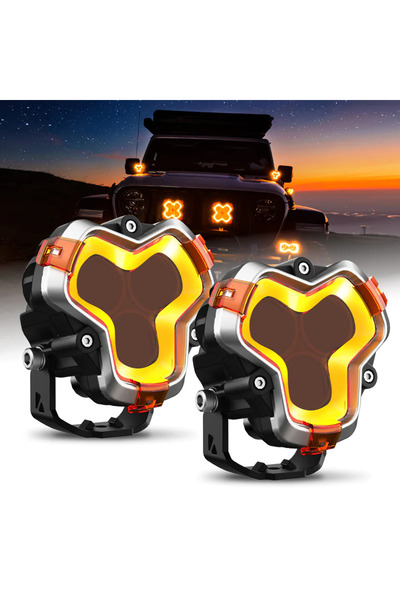 NOVSIGHT Προβολείς Novisight Σειρά HALO 3 Φωτιστικά LED Pods 90W A500-WL8-6S