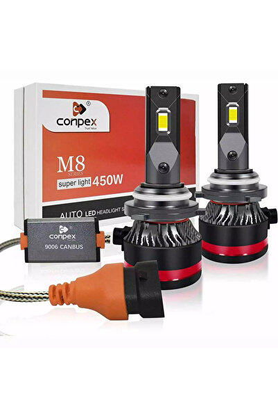 Conpex Φώτα Πορείας Αυτοκινήτου LED Full Canbus X8 9005 90W 4500LM