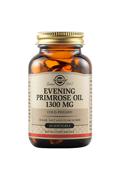 Solgar Evening Primrose Oil (Ulei de Luminita Noptii) 1300mg 30cps